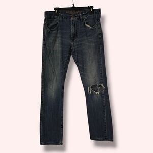 American Eagle Outfitters Dark Blue Slim Straight Jeans